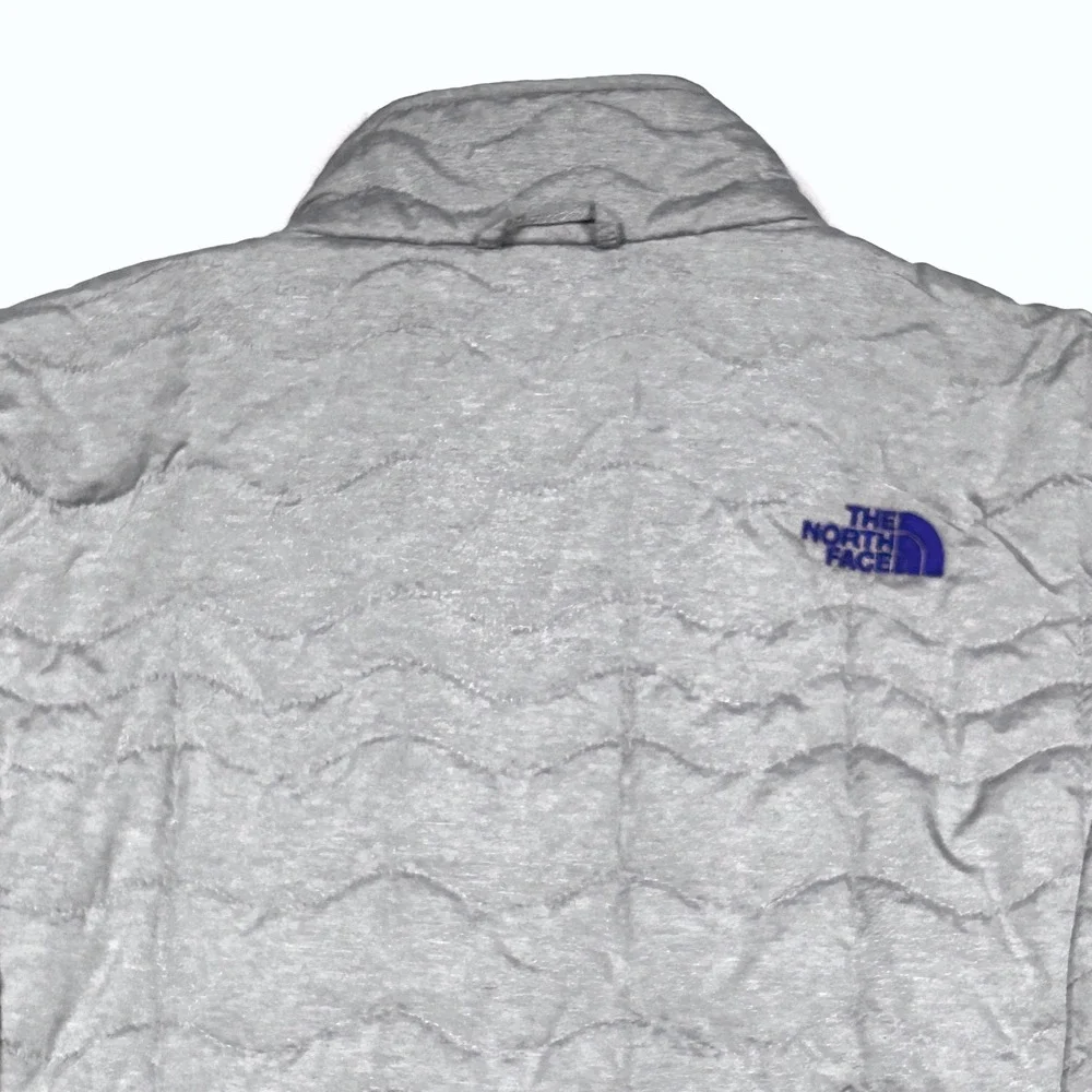 The North Face Thermoball Jacket Womens Large Gray Quilted Puffer Gorpcore